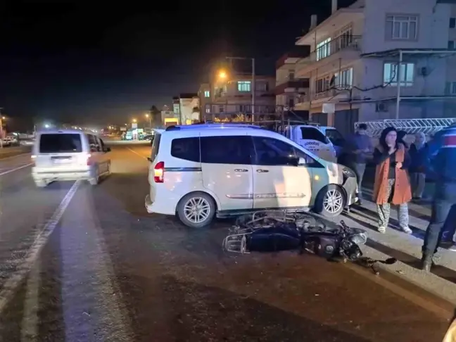 Antalya'da motosiklet kazası: Motosiklet sürücüsü yaralandı