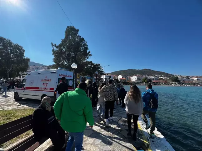 Hatıra fotoğrafı çektirmek isterken denize düşen 2 kadın yaralandı