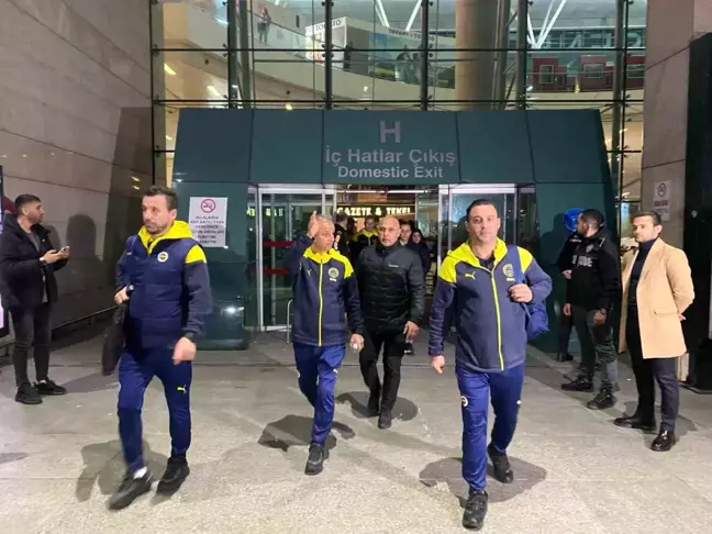 Fenerbahçe, Ziraat Türkiye Kupası Çeyrek Final maçı için başkente ulaştı