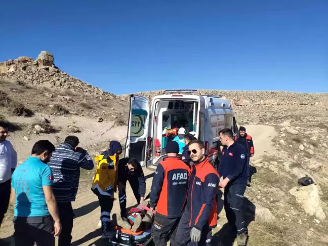 Kayseri'de Kanyonda Yaralanan Şahıs Kurtarıldı