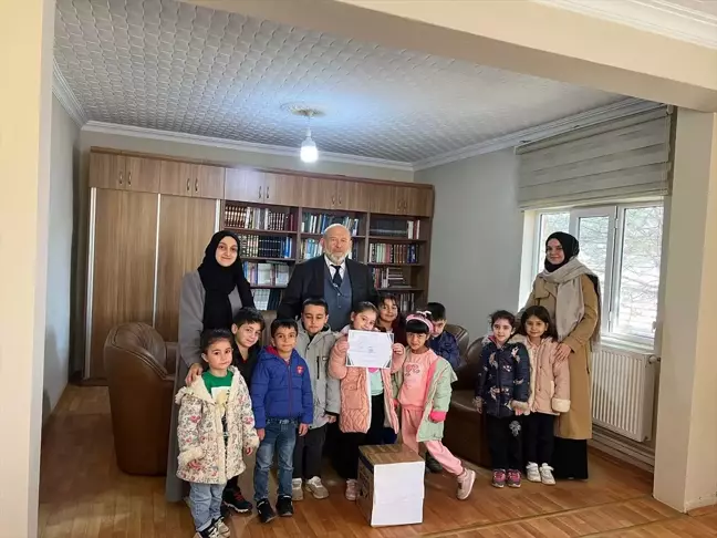 Kırıkkale'deki Kur'an kursu öğrencileri Filistinli çocuklara yardım eli uzattı
