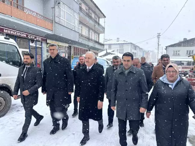 Ulaştırma Bakanı Ahmet Arslan Sarıkamış'ta Vatandaşlarla Buluştu