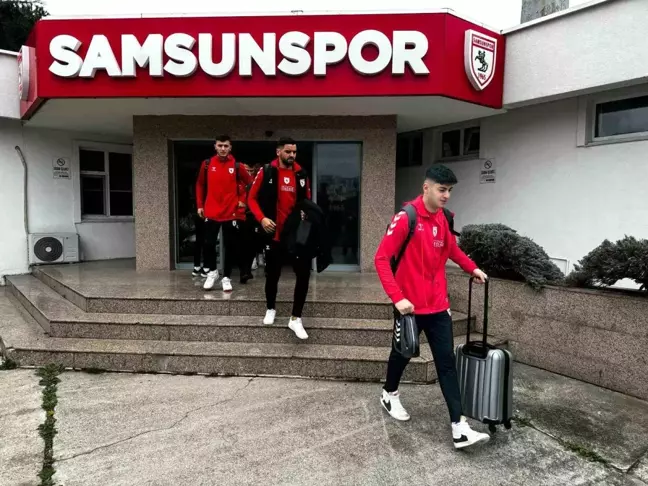 Samsunspor, Hatayspor maçı için yola çıktı