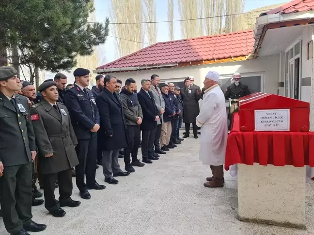 Kıbrıs gazisi Osman Çiçek son yolculuğuna uğurlandı