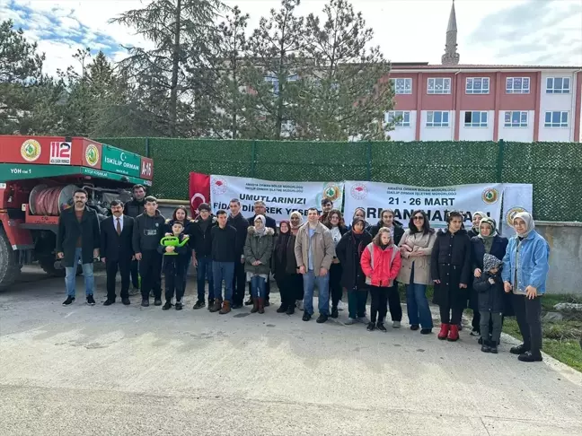 Çorum İskilip'te Ana Sınıfı ve İlkokul Öğrencilerine Fidan Dikimi Eğitimi Verildi
