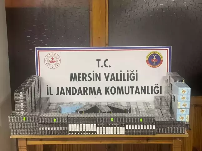 Mersin'de Sigara Kaçakçılığı Operasyonu: 2 Şüpheli Gözaltına Alındı