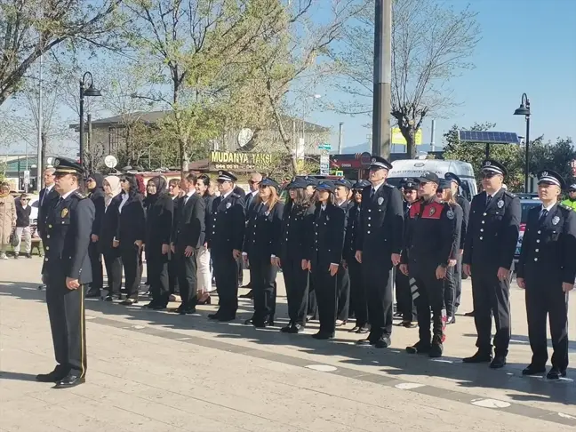 Mudanya'da Türk Polis Teşkilatı'nın 179. yıl dönümü kutlandı