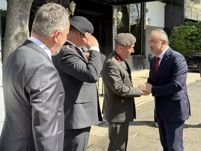 Tekirdağ'da Ramazan Bayramı dolayısıyla bayramlaşma töreni düzenlendi