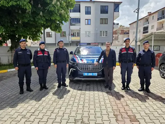 İnegöl Jandarma Komutanlığı'na TOGG aracı teslim edildi