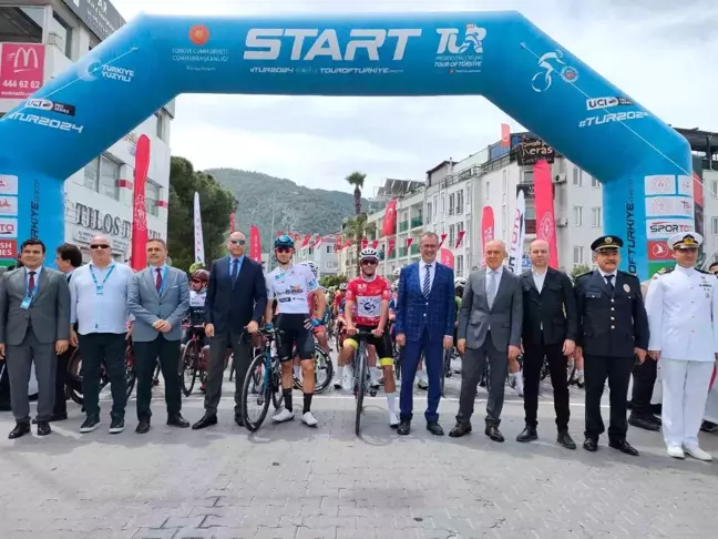 Cumhurbaşkanlığı Türkiye Bisiklet Turu Fethiye-Marmaris etabı başladı