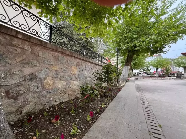 İskilip'teki Şeyh Yavsi Camisi'nde Bahçe Düzenlemesi