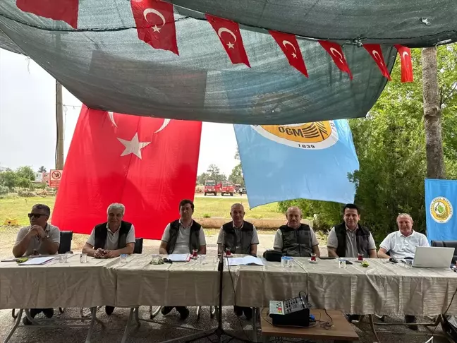 Antalya Serik'te Orman İşletme Müdürlüğü personeline yangınla mücadele eğitimi düzenlendi