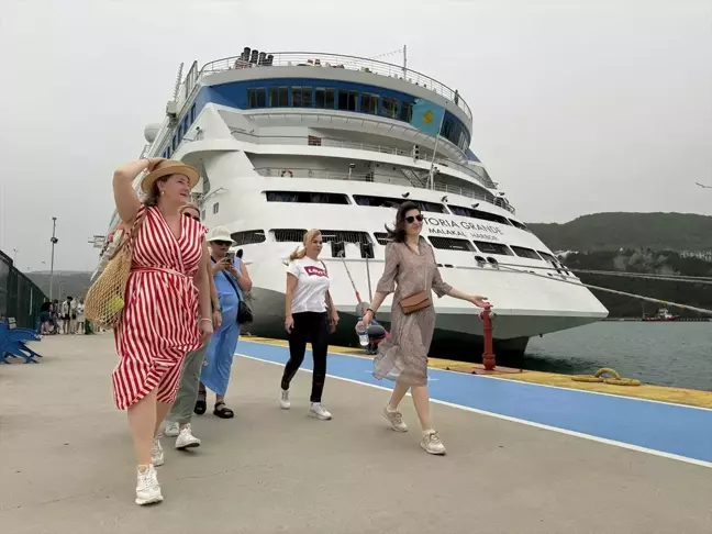 Rusya'dan Amasra'ya Kruvaziyer Turist Akını