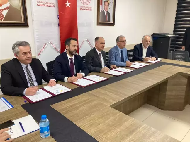 Konya Mesleki Eğitim İstihdam Fuarı İçin İş Birliği Protokolü İmzalandı