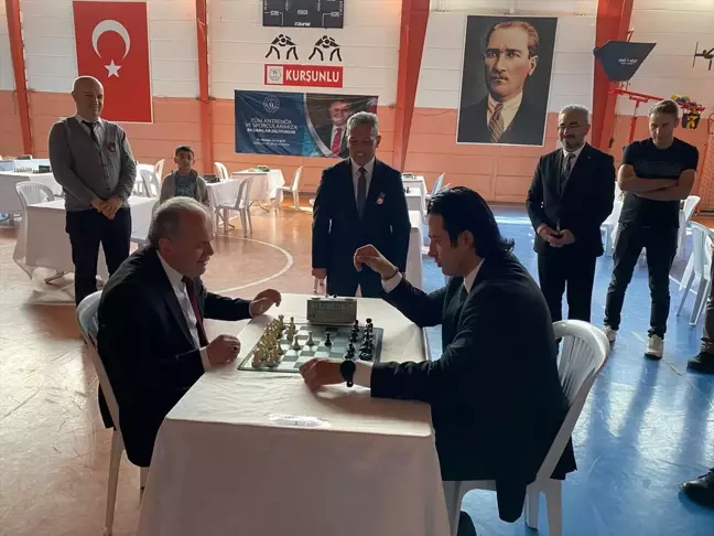 Kurşunlu'da Satranç Turnuvası Düzenlendi