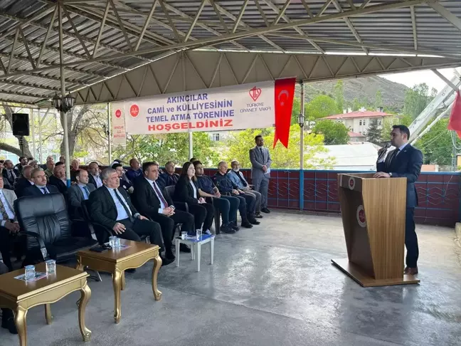 Sivas Akıncılar ilçesinde merkez cami ve külliyesinin temeli atıldı