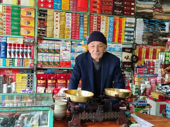 Ardahan'da 56 Yıldır Aynı Dükkanda Bakkallık Yapan Cengiz Çelik