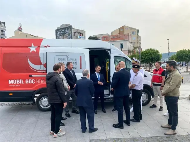 Çanakkale'de Mobil Göç Noktası Uygulaması Faaliyete Geçti