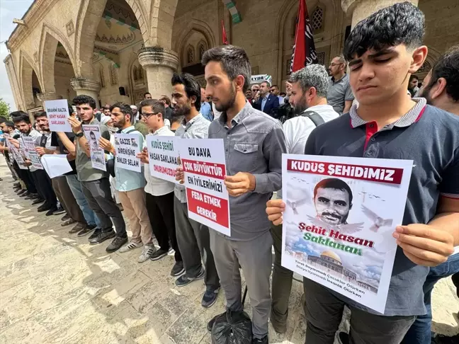 İşgal altındaki Doğu Kudüs'ün Eski Şehir bölgesinde öldürülen Hasan Saklanan'ın cenazesi Şanlıurfa'da defnedildi