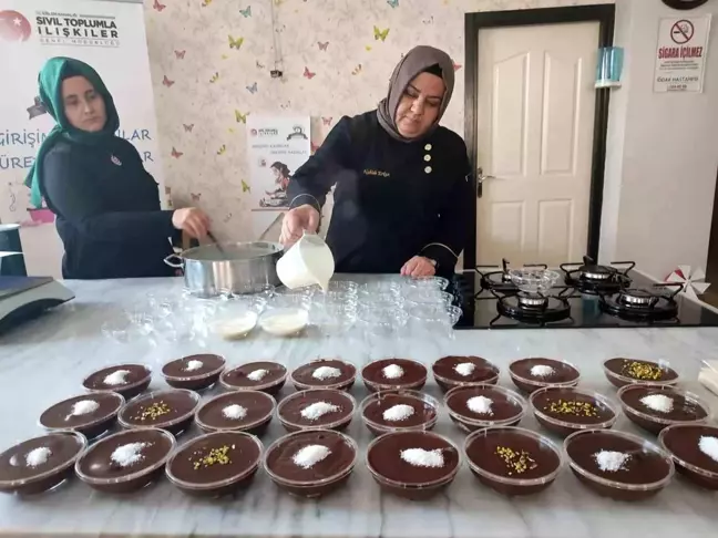 Denizli'de Girişimci Kadınlar Üretime Hazırlanıyor