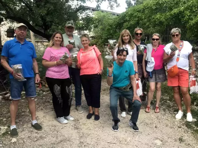 Alman turistler yıllardır aradıkları şifayı Antalya'nın doğasında buldular