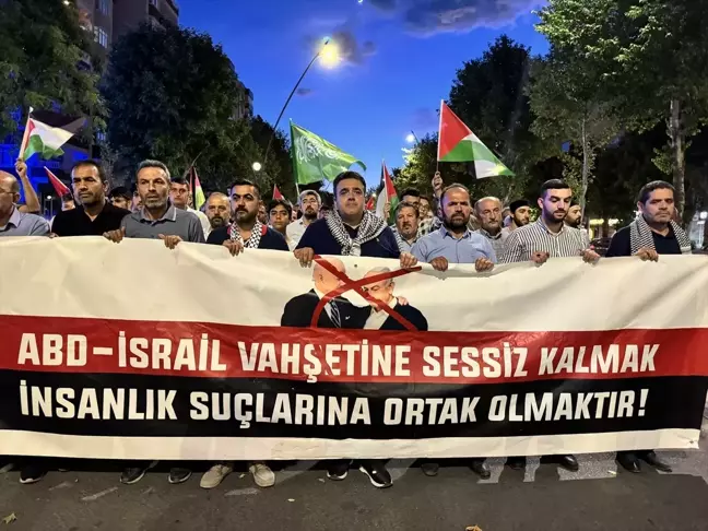 Kahramanmaraş'ta Filistin'e Destek Yürüyüşü