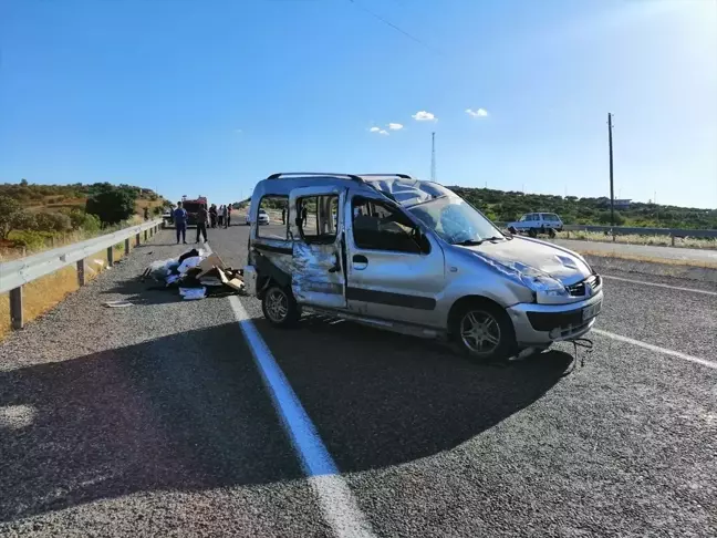 Adıyaman'da park halindeki otomobile çarpan araç sürücüsü yaralandı