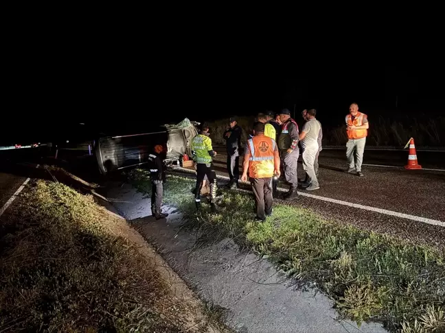 Nevşehir'de minibüs devrildi: 1 ölü, 1 yaralı