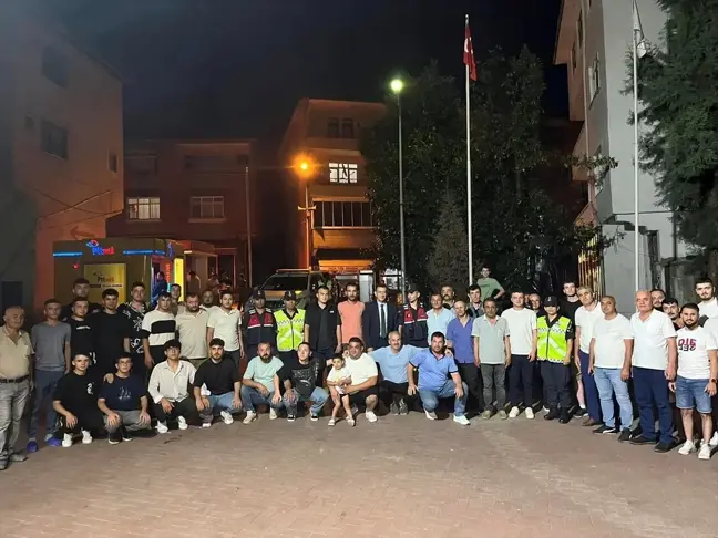 Karabük'ün Yenice ilçesinde jandarmaya sürpriz kutlama