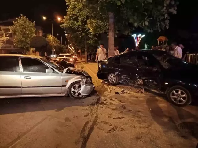 Samsun'un Bafra ilçesinde trafik kazası: 2 yaralı