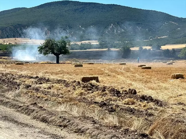 Isparta'da Tarım Arazisinde Çıkan Yangında Bin Dekarlık Alan Zarar Gördü