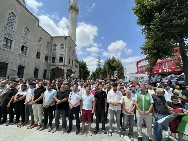 Bağcılar'da İsrail'in Gazze saldırıları protesto edildi