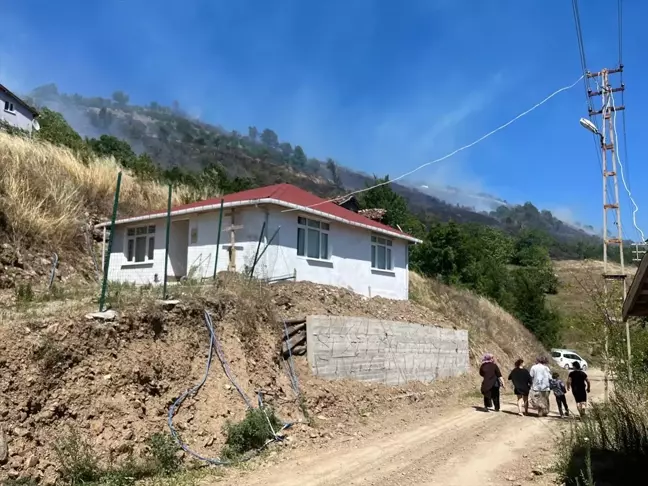 Kastamonu'da Orman Yangını Söndürülmeye Çalışılıyor