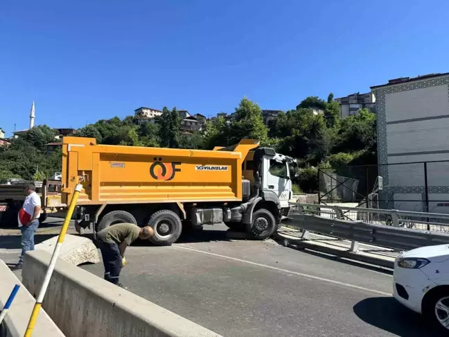 Zonguldak'ta Alkollü Sürücüden Tünel Çıkışında Kaza