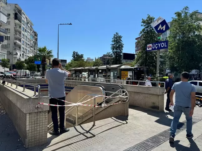 İzmir Metro'sunda Arızalanan Yürüyen Merdivenin Ters Yönde Hareket Etmesi Sonucu 9 Kişi Yaralandı