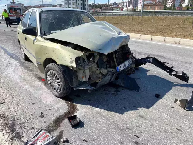 Samsun'da otomobil ile pikap çarpıştı: 1 yaralı