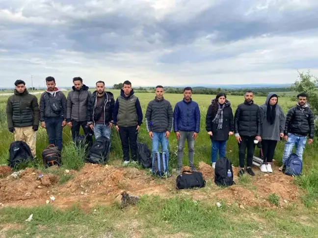 Edirne'de 282 düzensiz göçmen ve 5 organizatör yakalandı