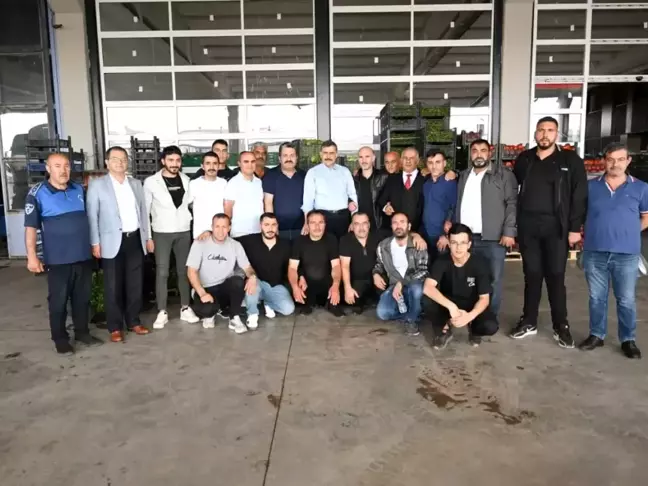 Vali Mustafa Çiftçi, Erzurum hal esnafını ziyaret etti