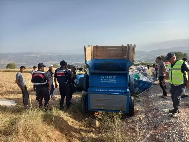 Çorum'da traktör kazası: 1 ölü, 4 yaralı