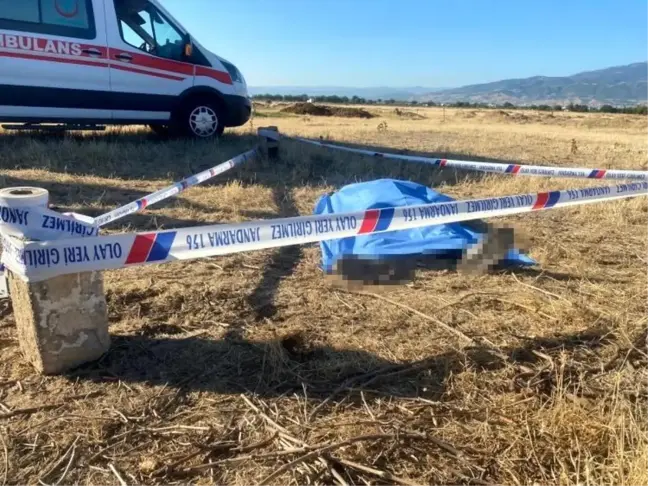 Manisa'nın Alaşehir ilçesinde erkek cesedi bulundu