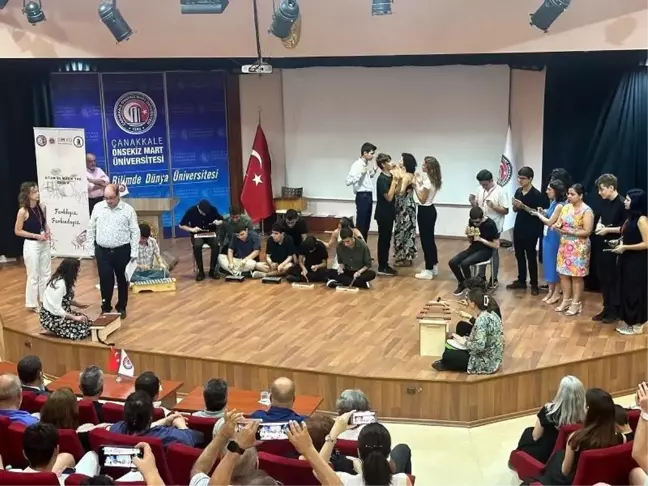 ÇOMÜ Otizm ve Müzik Yaz Okulu öğrencileri gala konseri düzenledi