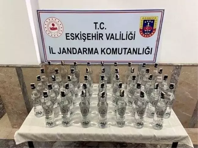 Eskişehir'de 43 litre sahte içki ele geçirildi