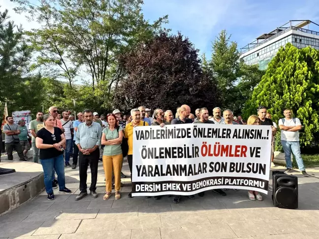 Tunceli'de Kaya Düşmesi Kazaları İçin Önlem Talebi