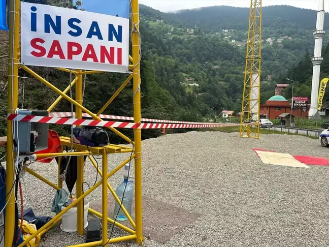 Uzungöl'de insan sapanı tehlikesi