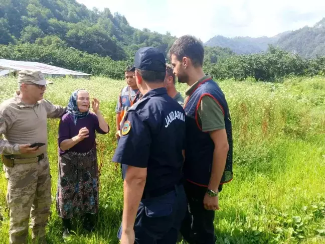 Giresun'da Kaybolan Zihinsel Engelli Kadın 20 Saat Sonra Bulundu