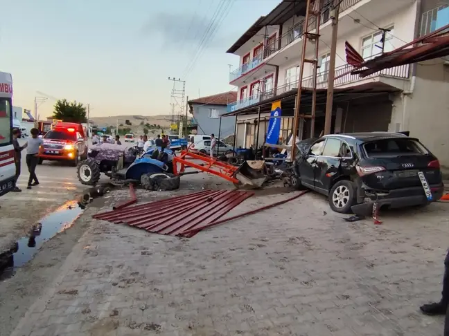 Malatya'da Zincirleme Trafik Kazası: 4 Yaralı