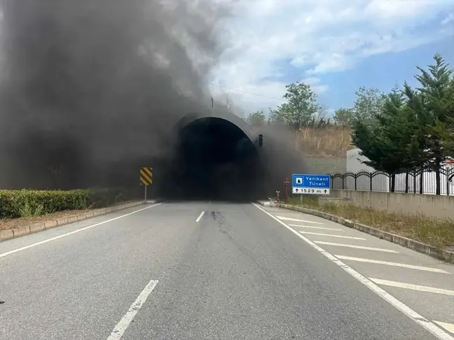 Sinop'ta tünel kazası: 2 kişi yaralandı