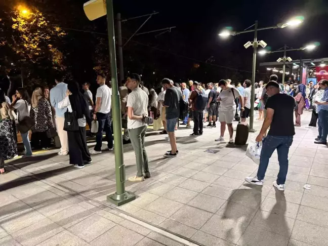 Florya'da Marmaray Arızalandı