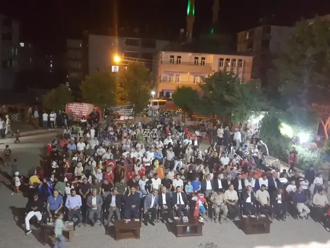 Bingöl Solhan'da 15 Temmuz Demokrasi ve Milli Birlik Günü programı düzenlendi