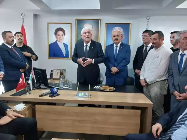 İYİ Parti Genel Başkanı Müsavat Dervişoğlu Amasya'da konuştu